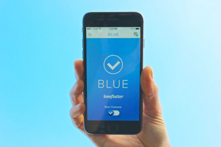 LoveFlutter, Blue