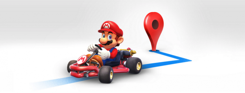 Google maps Mario