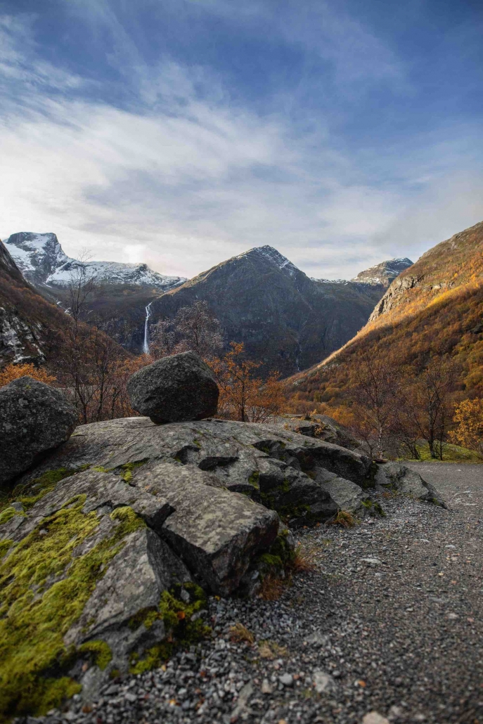 Mountains around Norwegian Fjords