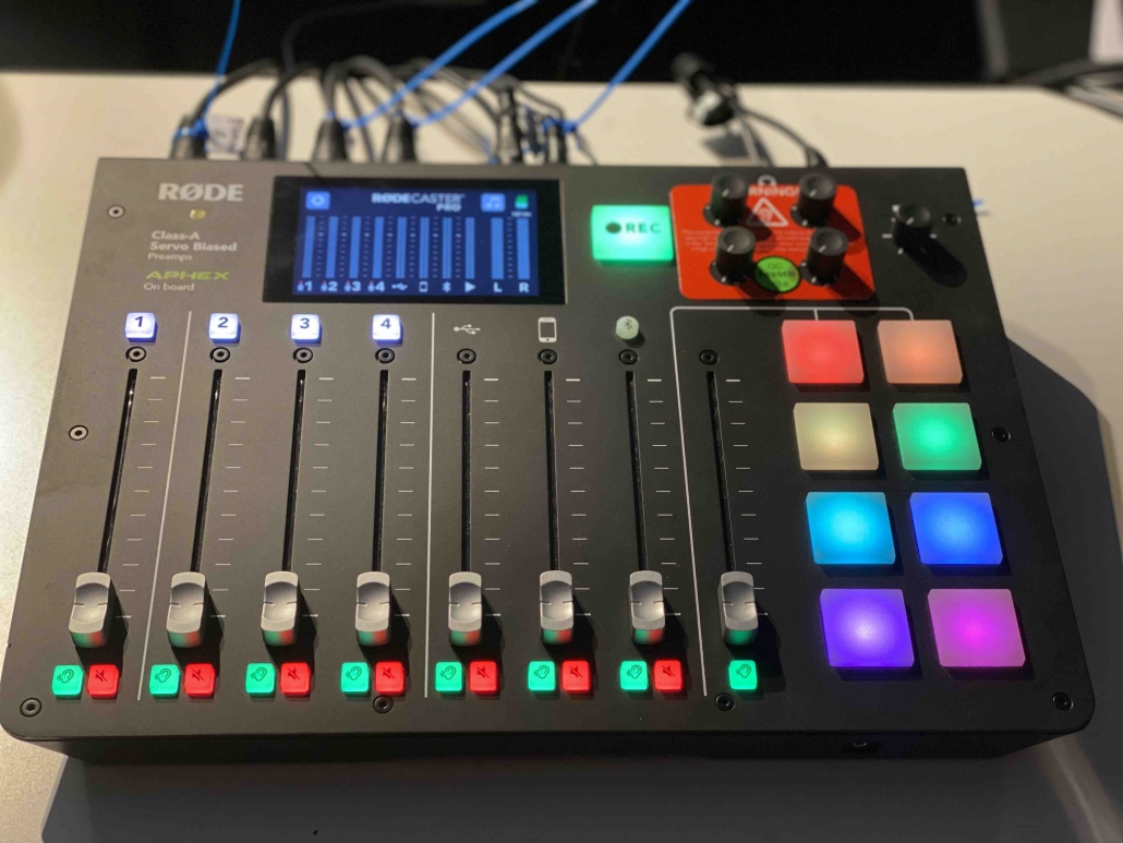 using mixxx 2 with rode rodecaster pro podcast