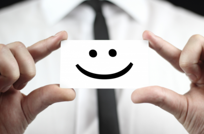 customer service smile