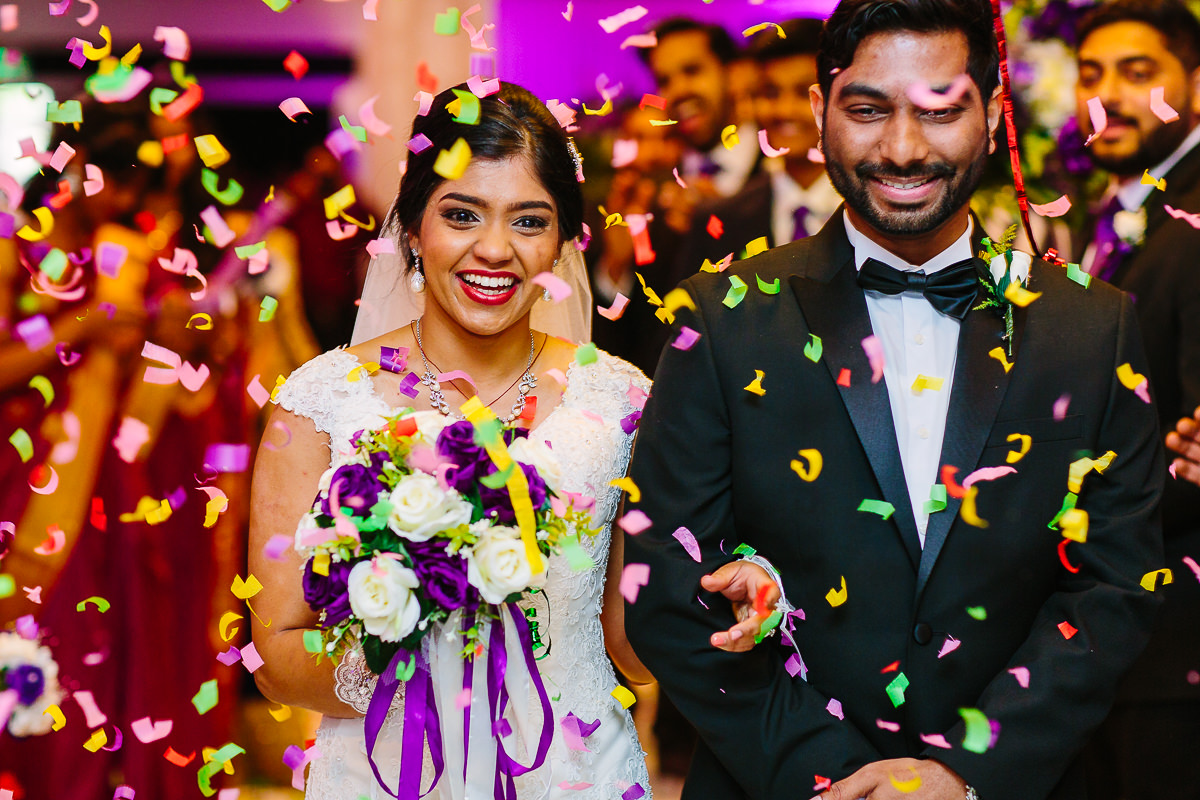 Indian wedding photography bride after getting married Indian wedding photography north west