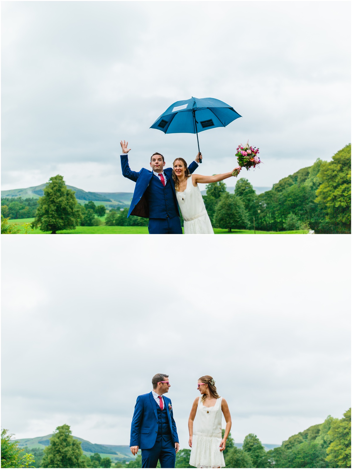 Inn at whitewell wedding photography bridal shoot with the happy couple inn at whitwelll venue